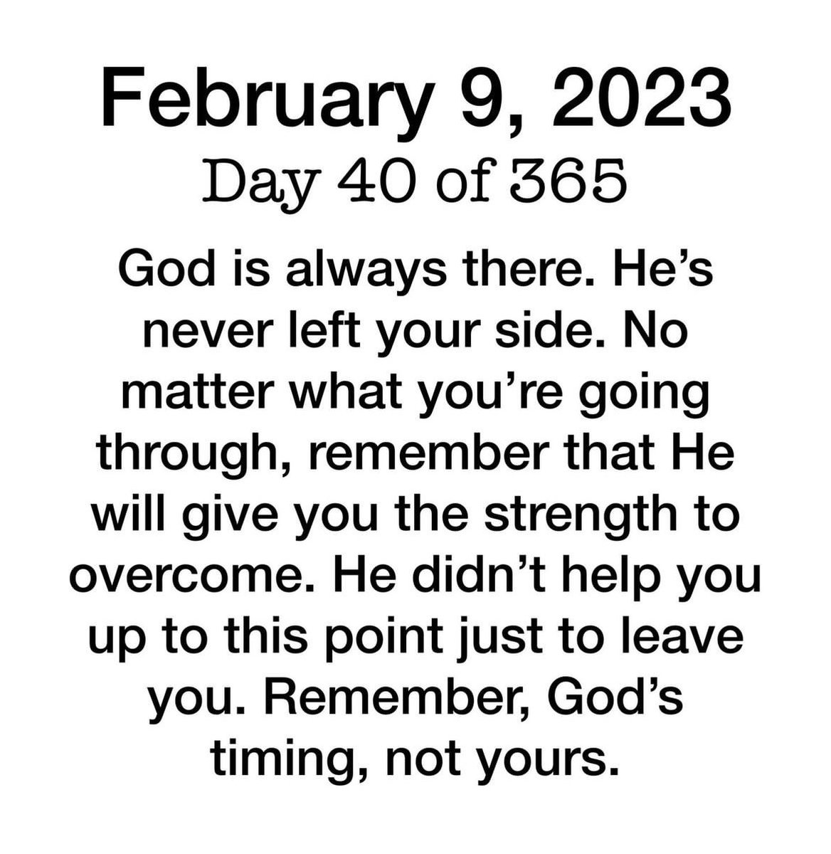 February 9th 2023  , Thank You Lord for another day 🙏🏾♥️
