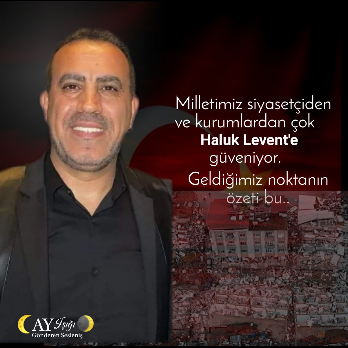 Medfromantik's tweet photo. Millet Haluk Levent'e güveniyor https://t.co/I0ivoYcjfg