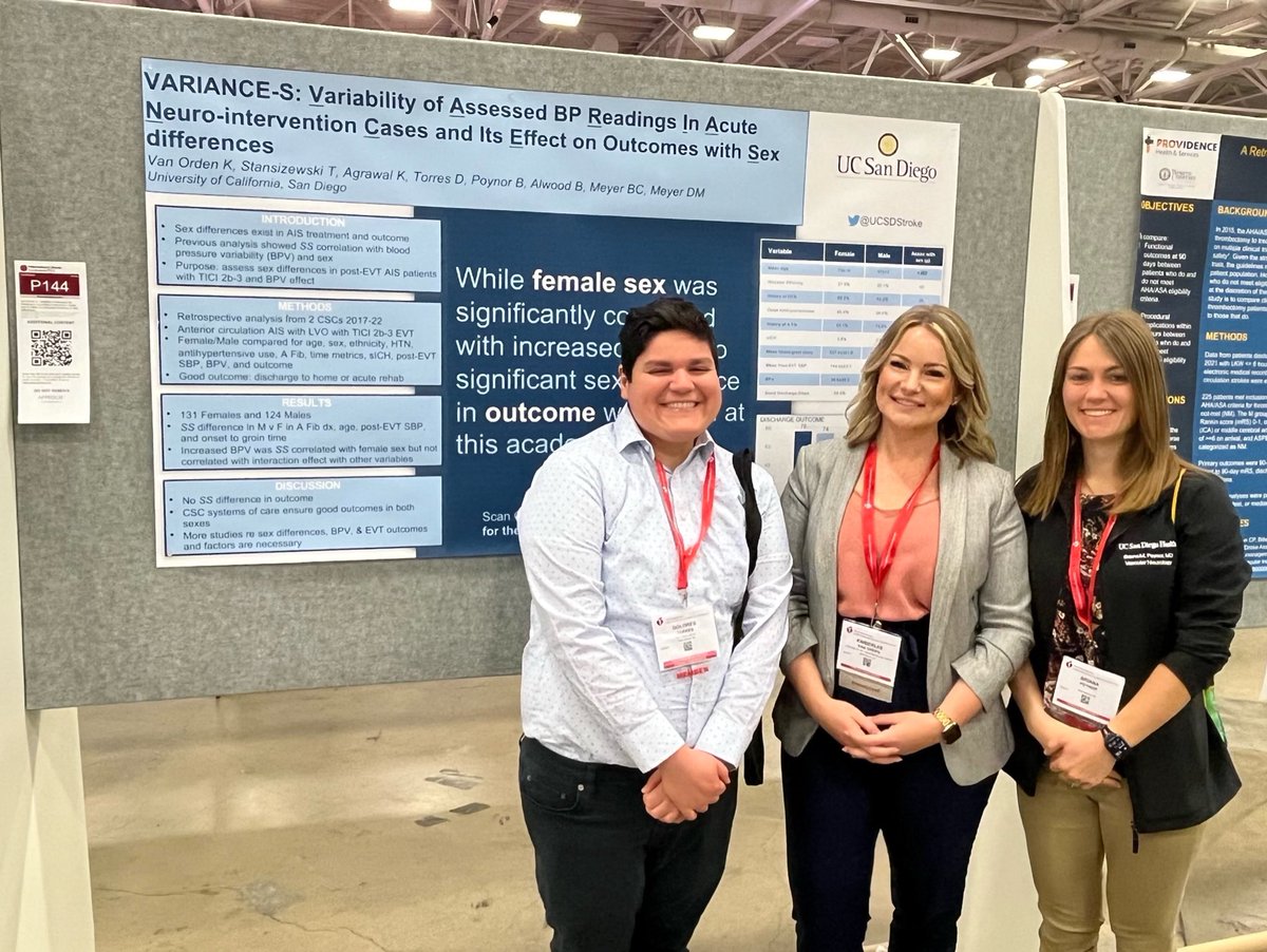 Excited to present my research with <a href="/UCSDStroke/">Dawn Meyer PhD,FNP-C,FAHA</a> at #ISC2023
