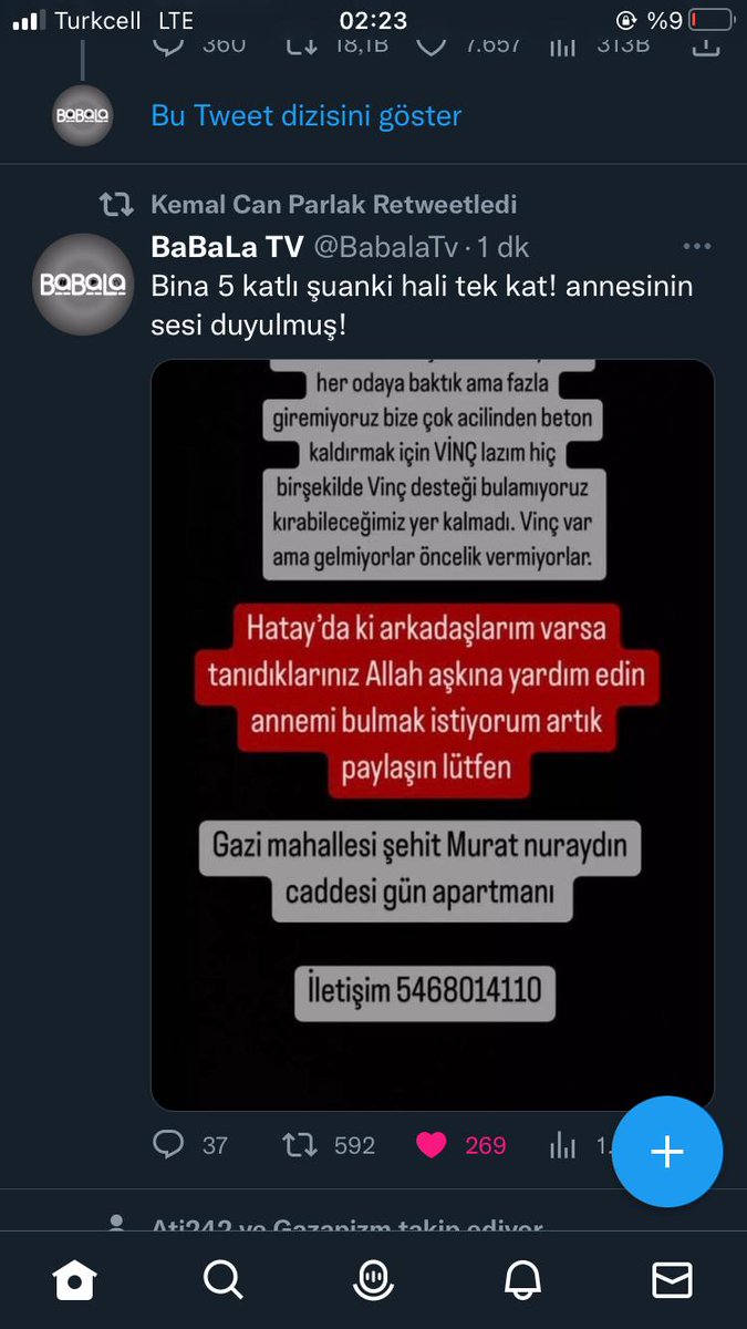 mydaisyy's tweet photo. @OguzhanUgur Acil vinç gerekiyor lütfen https://t.co/27ZNxoo68w