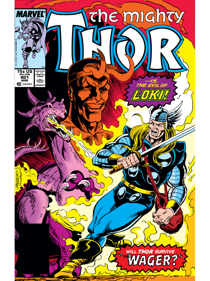 RT @YearOneComics: Thor #401 cover dated March 1989. https://t.co/QdoNSJMsya