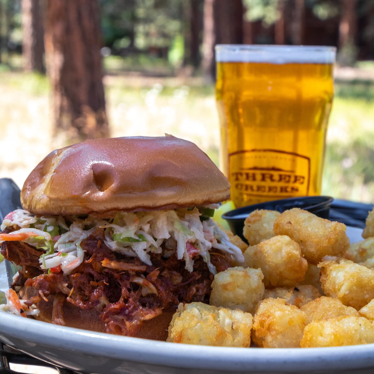Anyone else feeling like spring today? Pulled pork on the patio sounds about right to us. 

🏈 CLOSED SUPERBOWL SUNDAY! Stop by Saturday to grab Take-N-Bake Pizzas and favorite 6 packs for the game.

 #SistersOregon #OregonBeer #IndependentBeer #CentralOregon #VisitCentralOregon