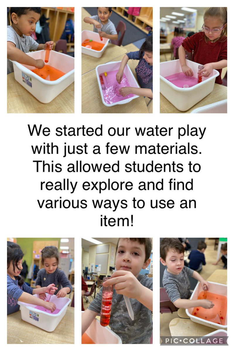 Enjoying water play on this rainy day!@LucyTrudell