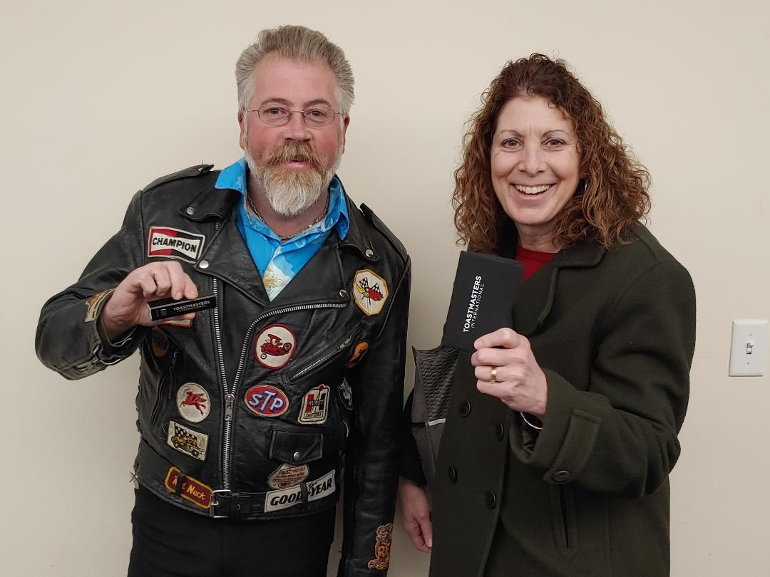 twincitytm's tweet photo. Congratulation's to Dan Wilkinson and Kelly Stevens on their 1st place win at the club level for the International Speech and Table Topics contest.  

The winners will be competing March 7th at the Area level https://t.co/AZidofsA9X
