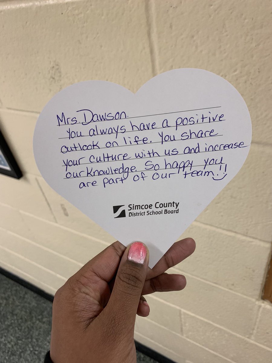#ShareTheLove made me smile ear to ear today ♥️
<a href="/AndrewHunterES/">Andrew Hunter E.S. #scdsbBestKeptSecret</a> <a href="/SCDSB_Schools/">Simcoe County District School Board</a> <a href="/SCDSB_Wellness/">SCDSB Mental Heath & Well-being & Health/Wellness</a> 

Fill yours out and make someone’s day 🥰💕