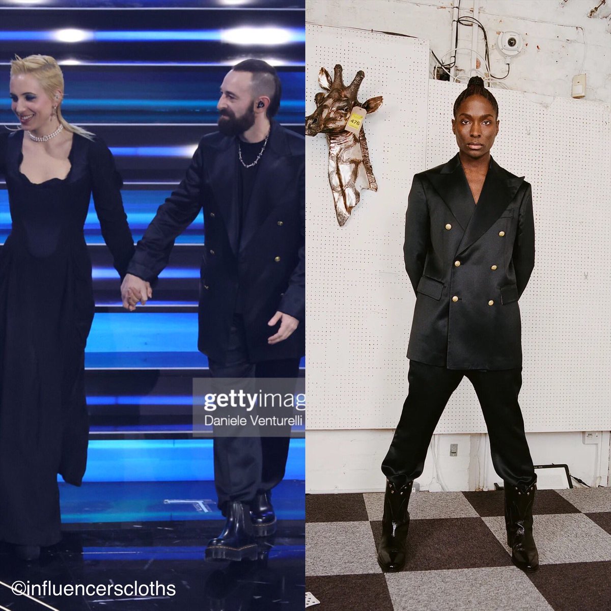 lookinfluencers's tweet photo. Coma Cose in VIVIENNE WESTWOOD a #Sanremo2023 
@coma_cose https://t.co/RUbyMYFDIj