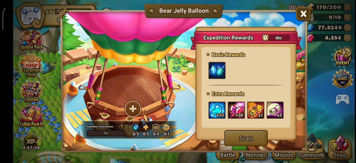 SugiantoHana's tweet image. Summoners War ✧ Bear Jelly Balloon ✧ Pinky's💝 &amp;amp; Wind Lovelyz💧💙

Expedition Basic, Extra Rewards  ⏰ 4hr
Mana Stone(s), Jelly Balloon +10, Cystal(s) +30, Mystical Scroll x1, Light &amp;amp; Dark Summoning Pieces x3. Spke✨

#Pinkys #Com2uS #BearJellyBalloon #BlueWater #SummonersWarSA