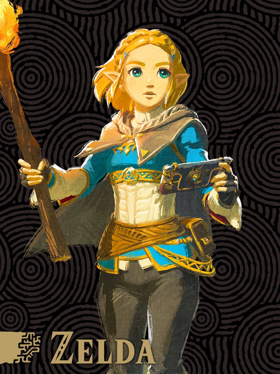 link having longer hair than zelda is the design choice ever .