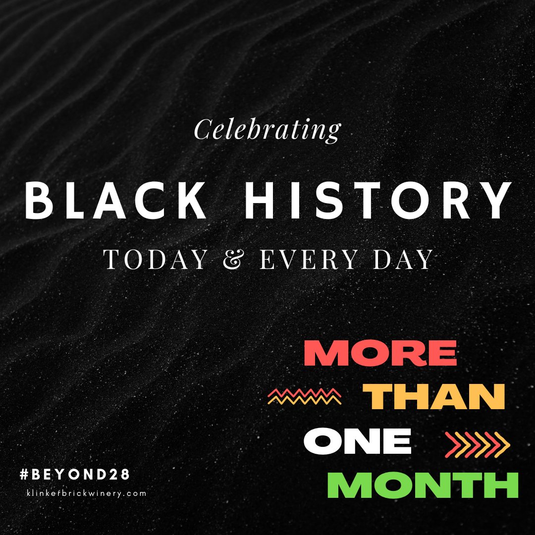 We believe that Black History should be celebrated all year round. Klinker Brick is proud to partner w/ the LAIC to create a space for all, lift the voices of those not heard, and foster an environment where DE&I thrive.

#blackhistoryeveryday #blackhistorymatters #beyond28