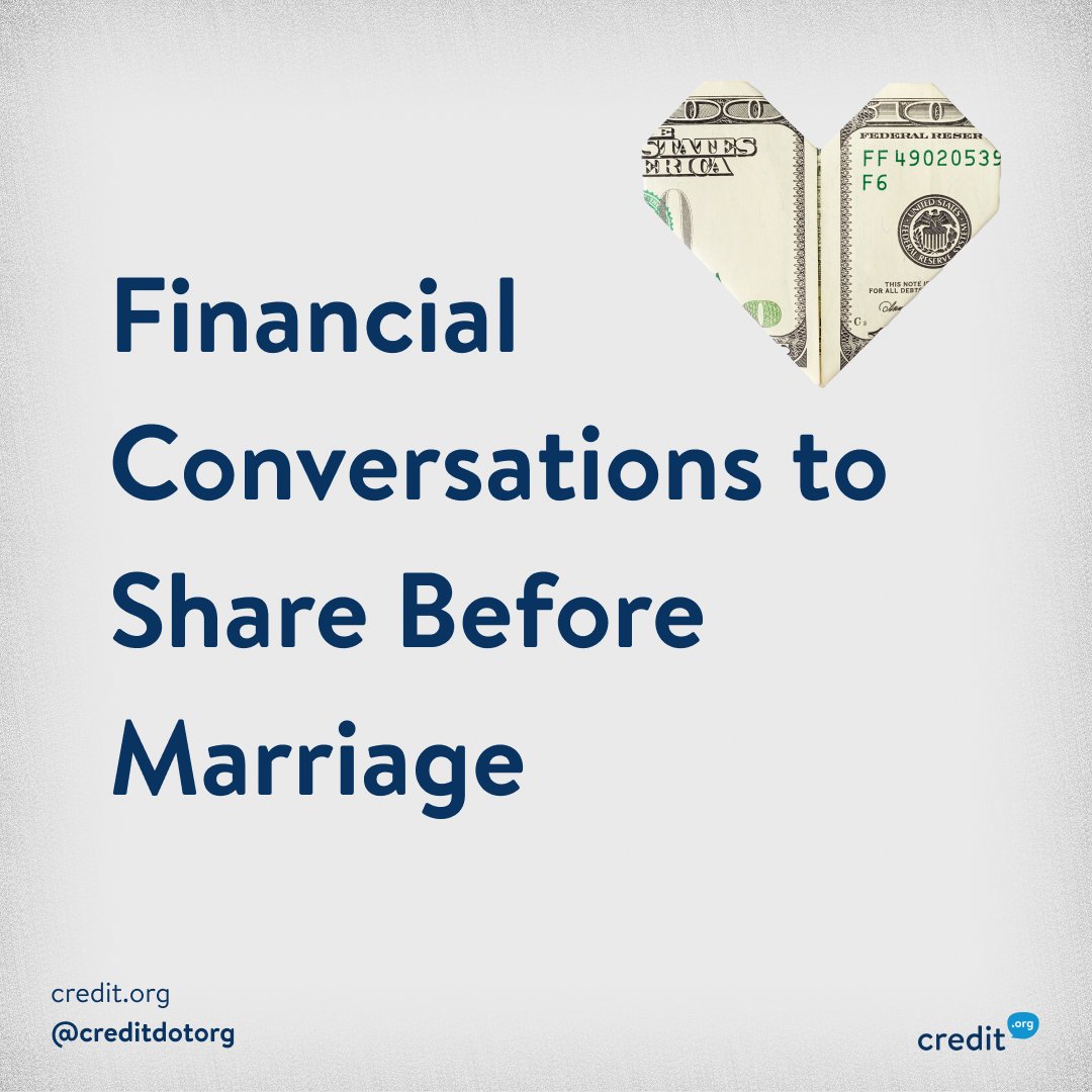 CreditDotOrg's tweet photo. Marriage is a big commitment and before making a decision, discuss with your partner about both your financial situations. Last thing anyone wants is to absorb any unknown debts.

See this Instagram post by @creditdotorg https://t.co/xgUjyrapwF https://t.co/ur1akqLcdK