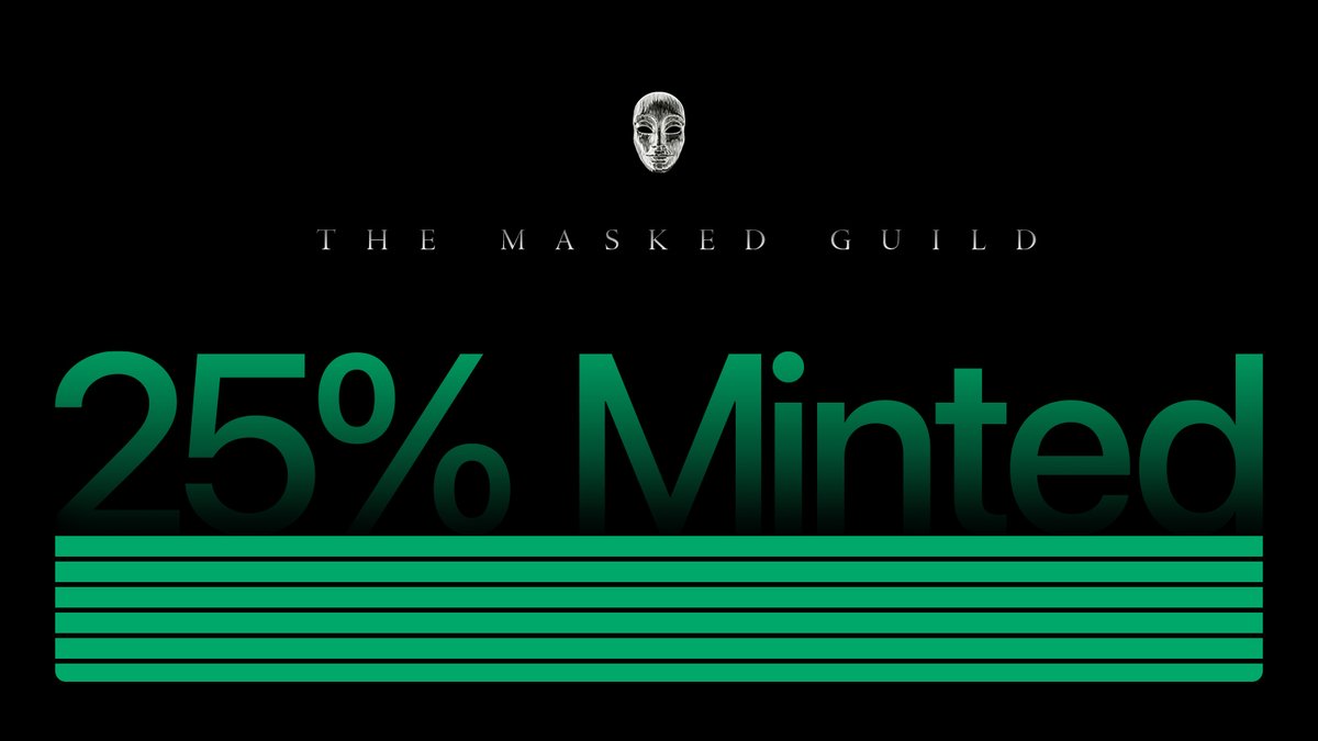 25% of our 3333 supply minted.

833 Masks have found faces.

guild.unknown.solutions

$Canto #CantoNFTs #CantoNFT #CantoMints
