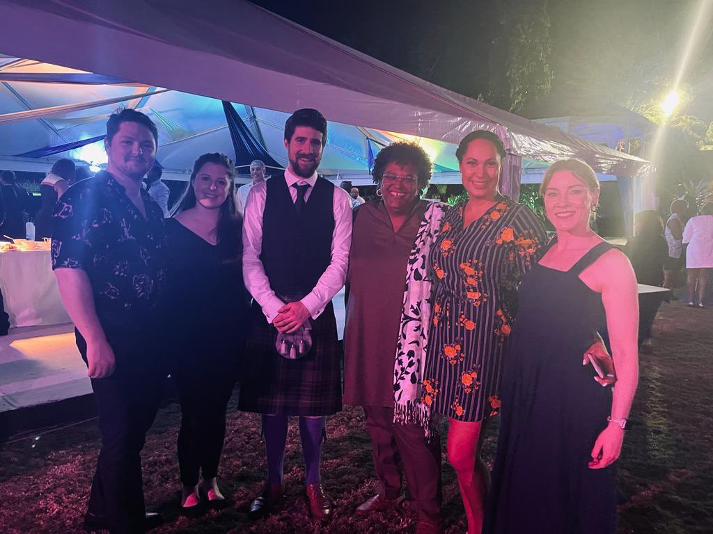 ThatMould's tweet photo. It was a privilege to perform excerpts of the Mould with @UKAMREnvoy for the @GLGAMR this week in the grounds of #Barbados PM @miaamormottley’s residence. Amazing to meet with so many leaders in this important field of #AMR. #sciencemeetsart #musicalwithamessage #thatmould https://t.co/75a8vKx1PP