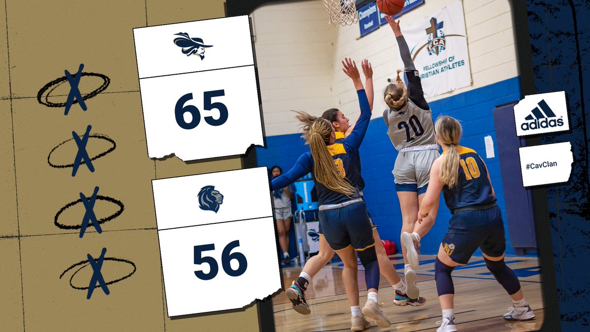 🏀 WIRE TO WIRE WIN 🏀

<a href="/montreatwbb/">Montreat Women's Basketball</a> surges ahead of Johnson early and leads wire to wire to tally the victory over the Royals inside McAlister Gymnasium! #CavClan