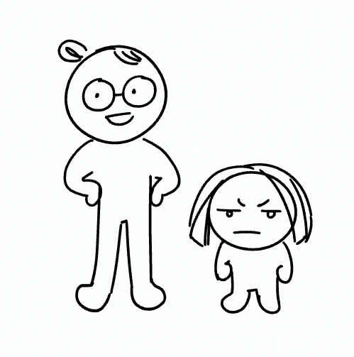 comical height difference @jessiewongg 