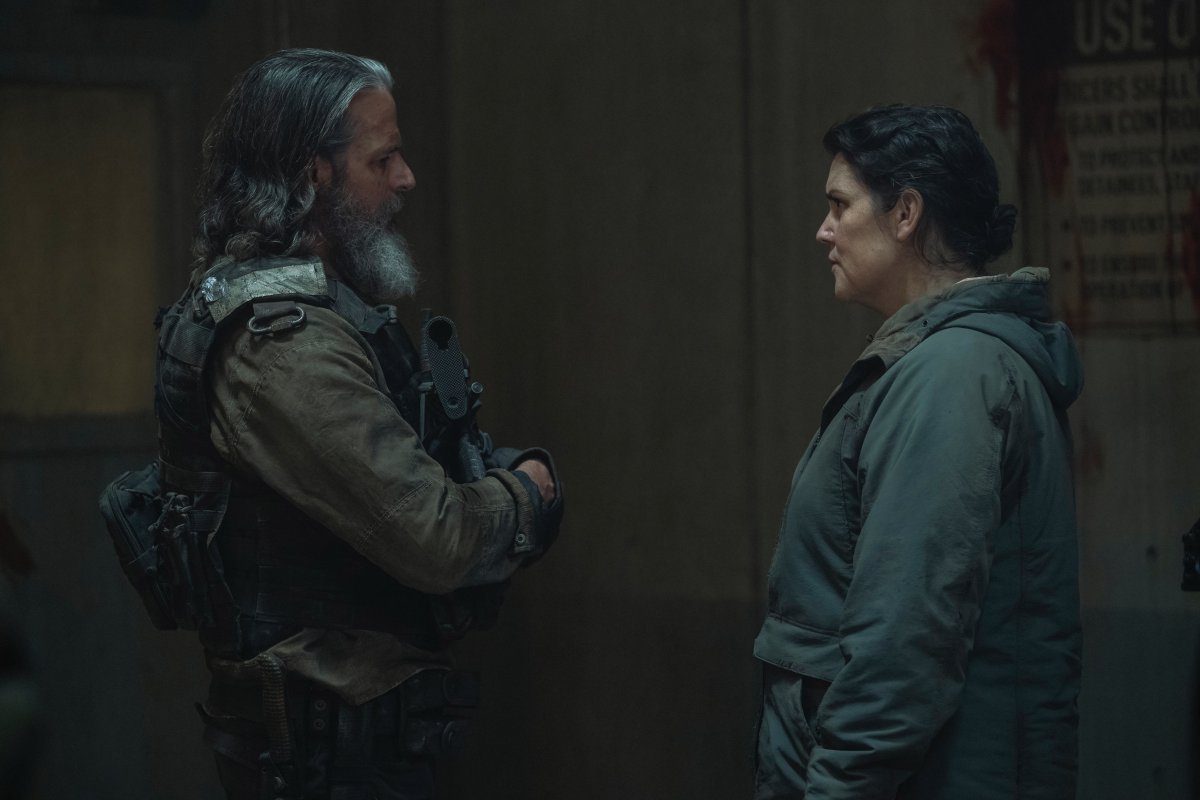 TheLastofUsHBO's tweet photo. Collaborators beware. 

A new episode of #TheLastOfUs is now streaming early on @HBOMax. https://t.co/TdQtX6qGWV