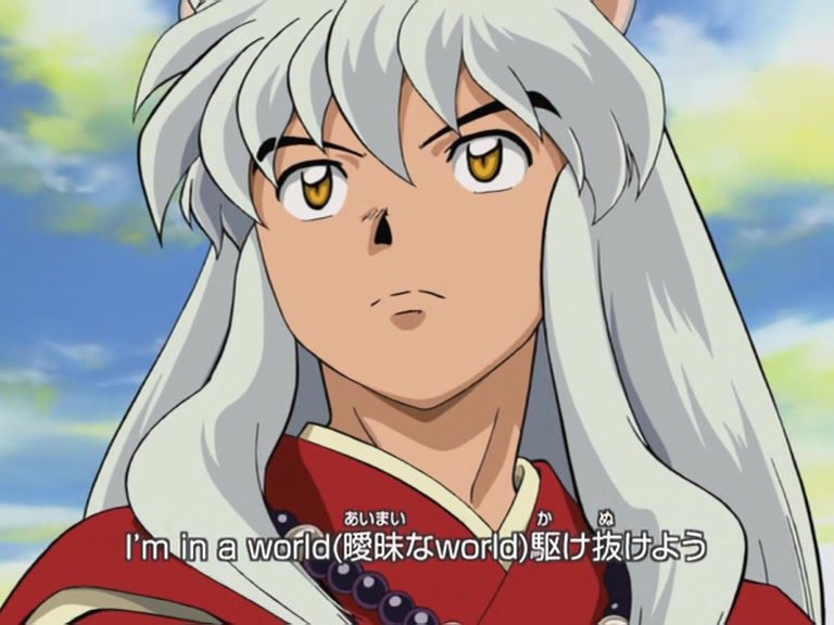 Inuyasha_daily's tweet photo. inuyasha in this op seems carved by angels https://t.co/ODpQ3J95Uk