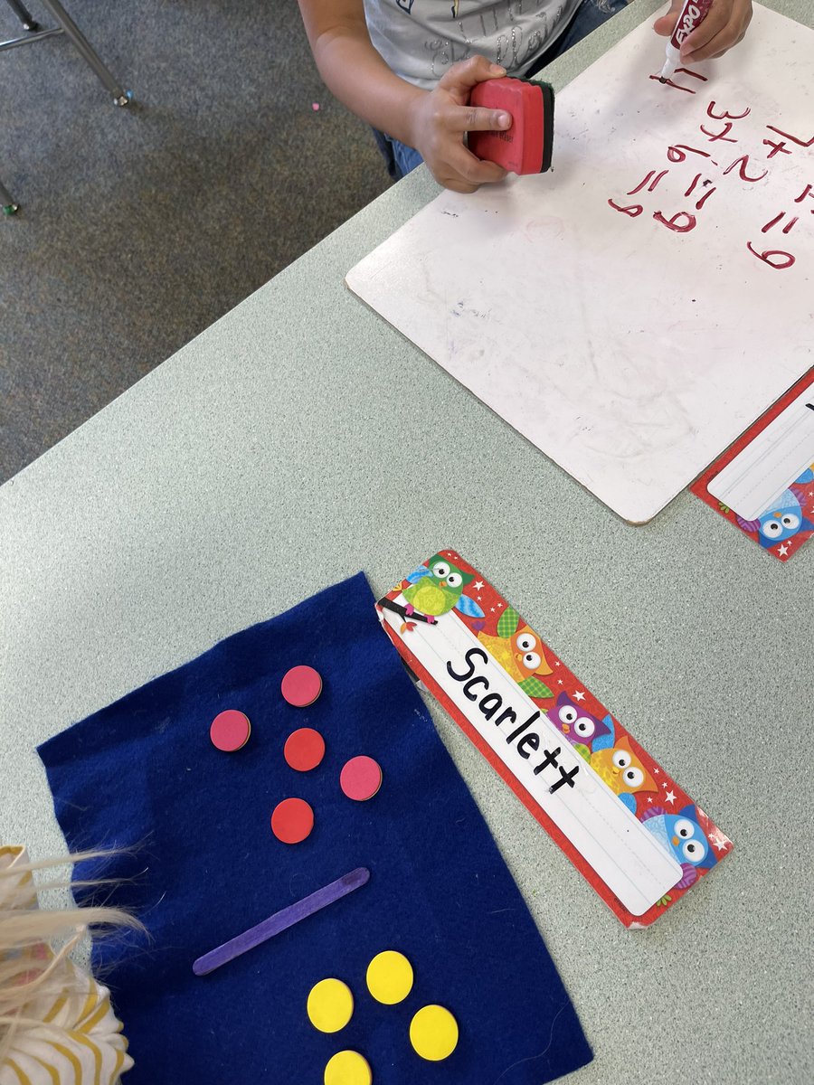 Practicing partners of 9 in Kindergarten! <a href="/HEShurricanes/">Heritage Elementary</a> <a href="/wcpssmathelem/">Wake Elementary Math</a> #Kindergarten
