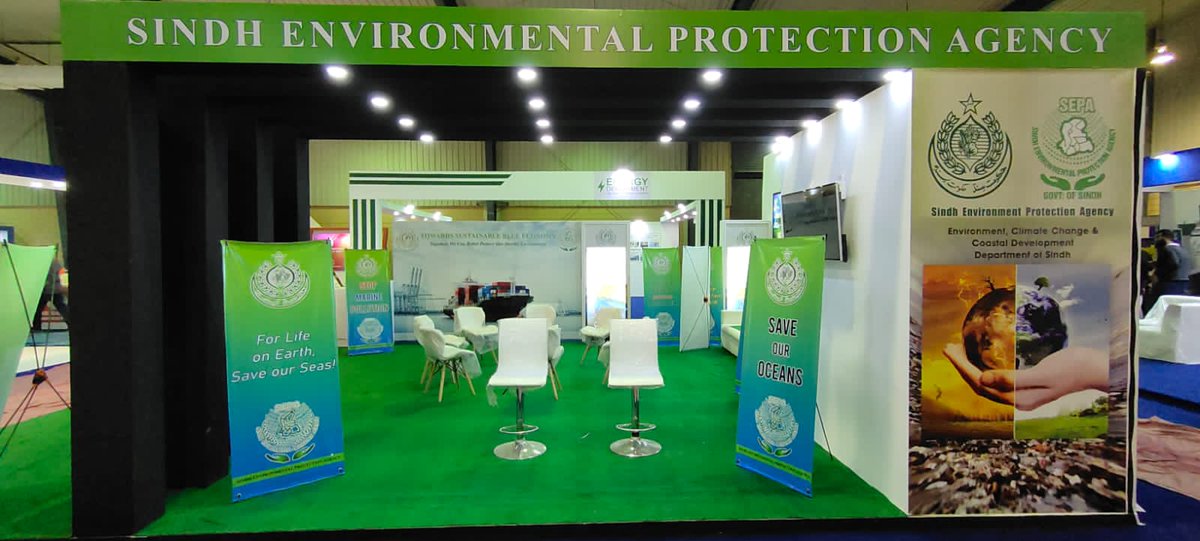 #PIMEC2023 a great opportunity to explore real potential of blue economy of Pakistan with an enhanced commitment to sustainability as we don't have any Plan B to our fast depleting marine resources. Together we can better Protect our #marineenvironment. SEPA stall E44 at Hall #5