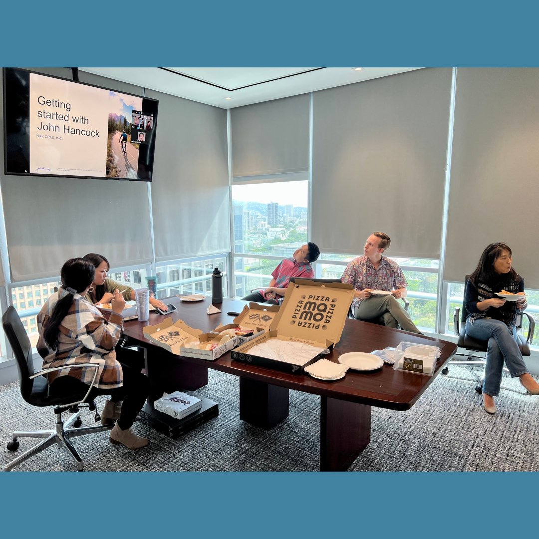 nkcpa's tweet photo. Lunch with Pizza Mamo makes learning about 401(K)s much easier to digest! 

#culture #lovewhereyouwork #benefits https://t.co/B3vxex5Mq1