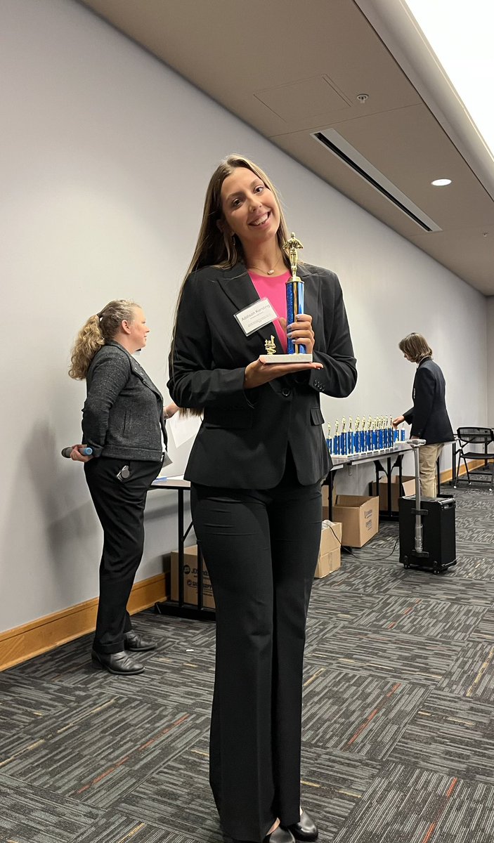 Addi Kersting, 1st place Marketing Communications Series. Congrats!!