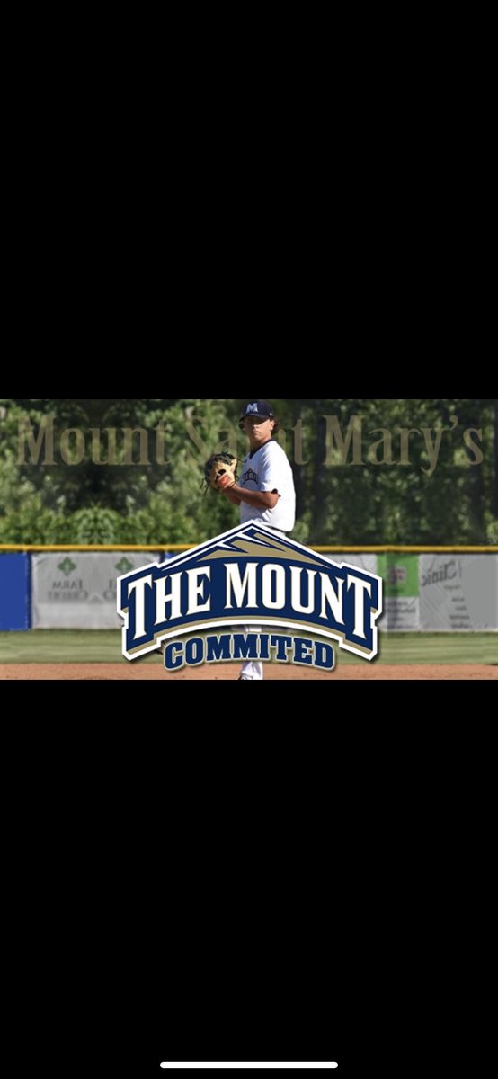 I would like to start off with a thank you to all my coaches and family. After many great talks with coach moore and coach leoni, I am very excited to announce i will be living out my dream of playing division 1 baseball at mount saint mary’s University! This is a dream come true