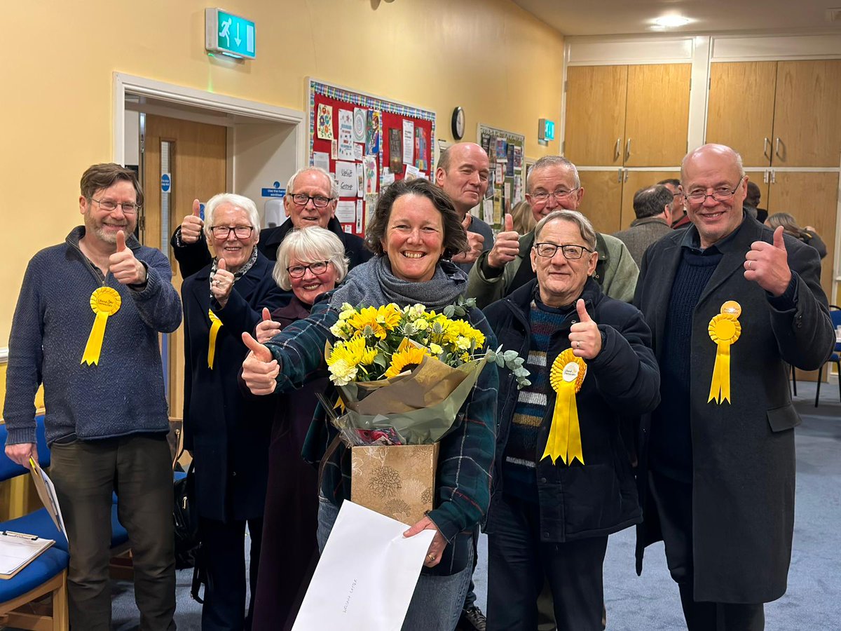 <a href="/BritainElects/">Britain Elects</a> A stonkingly great victory. In the Tory heartlands of Masham/ Ripon, North Yorkshire.
Congratulations to Felicity and all the hardworking <a href="/LibDems/">Liberal Democrats</a> team.