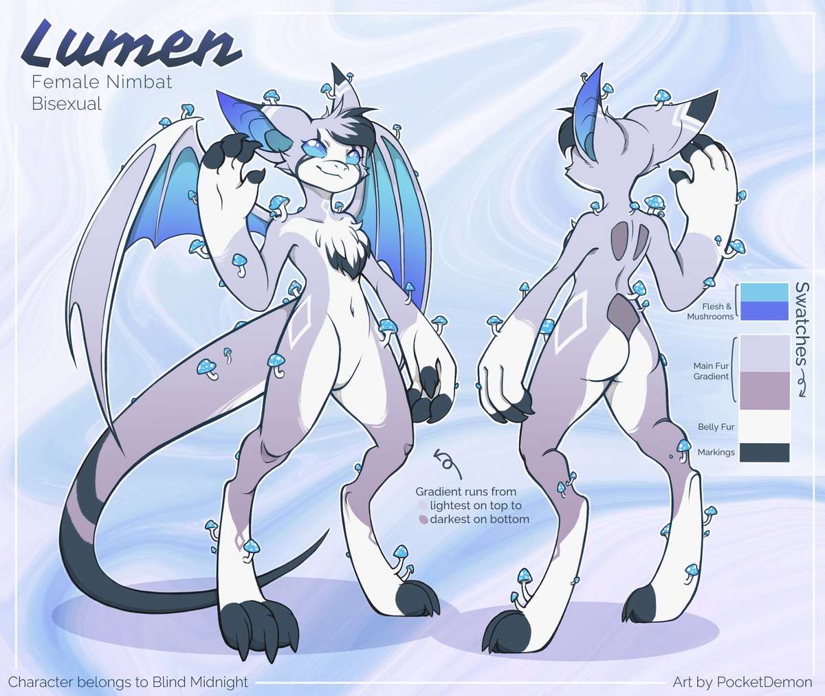 ⭐️Ref Sheet for @Blind_Midnight ! ⭐️
#furryart #commission
