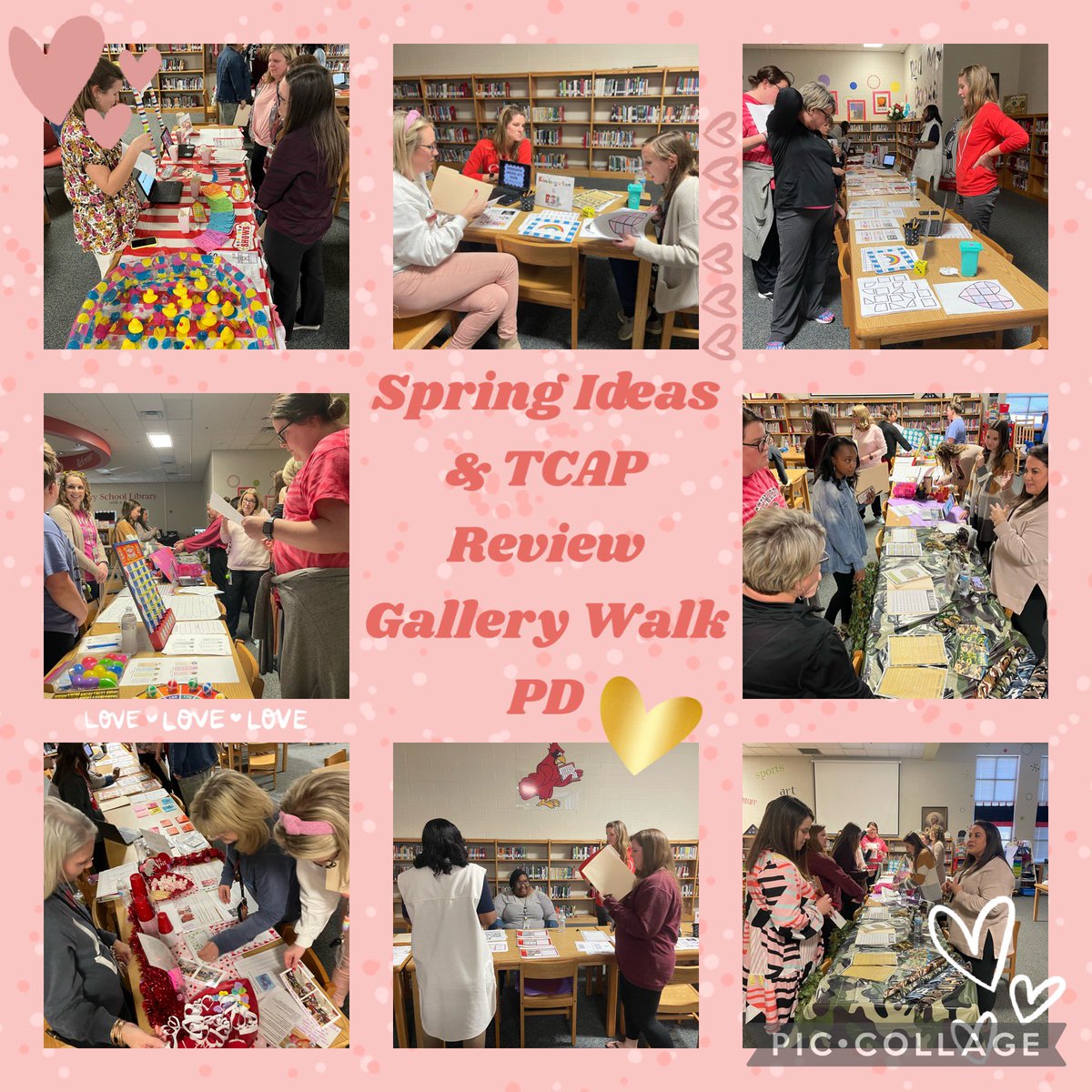 What a great Gallery Walk PD today! So many teachers presented! #creeklife