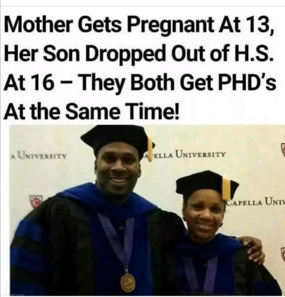 RMichael1025's tweet photo. THIS RIGHT HERE IS MOTIVATION TO DON’T EVER QUIT AND PERSUE WHAT YOU WANT….Read For Yourself And Be Overjoyed And Happy For This Mother And Son! #ContinueToRise https://t.co/Lzh1WNAaQo
