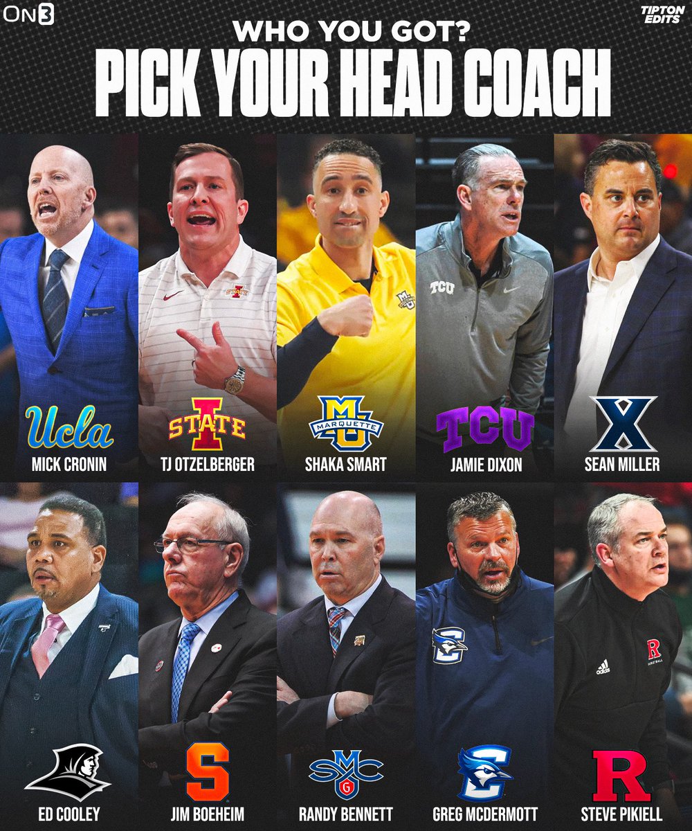JoeTipton's tweet photo. If you’re a recruit, who are you playing for? 🤔 https://t.co/svPdT1rSgk