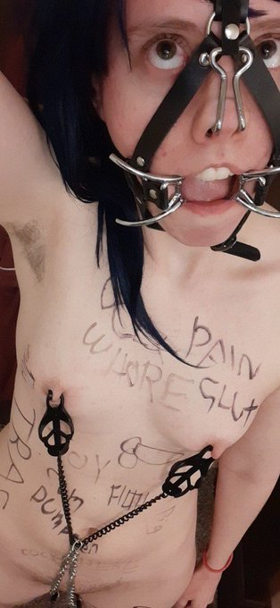 Face bondage, tit torture, and shame.   #bdsm #bondage #bodywriting #humiliation #shame #nsfw #nude #slave<a href="/tag/bdsm"class="tags">#bdsm</a><a href="/tag/nude"class="tags"><span>#nude</span></a><a href="/tag/slave"class="tags"><span>#slave</span></a><a href="/tag/bondage"class="tags"><span>#bondage</span></a><a href="/tag/shame"class="tags"><span>#shame</span></a><a href="/tag/nsfw"class="tags"><span>#nsfw</span></a><a href="/tag/slut"class="tags"><span>#slut</span></a><a href="/tag/humiliation"class="tags"><span>#humiliation</span></a>