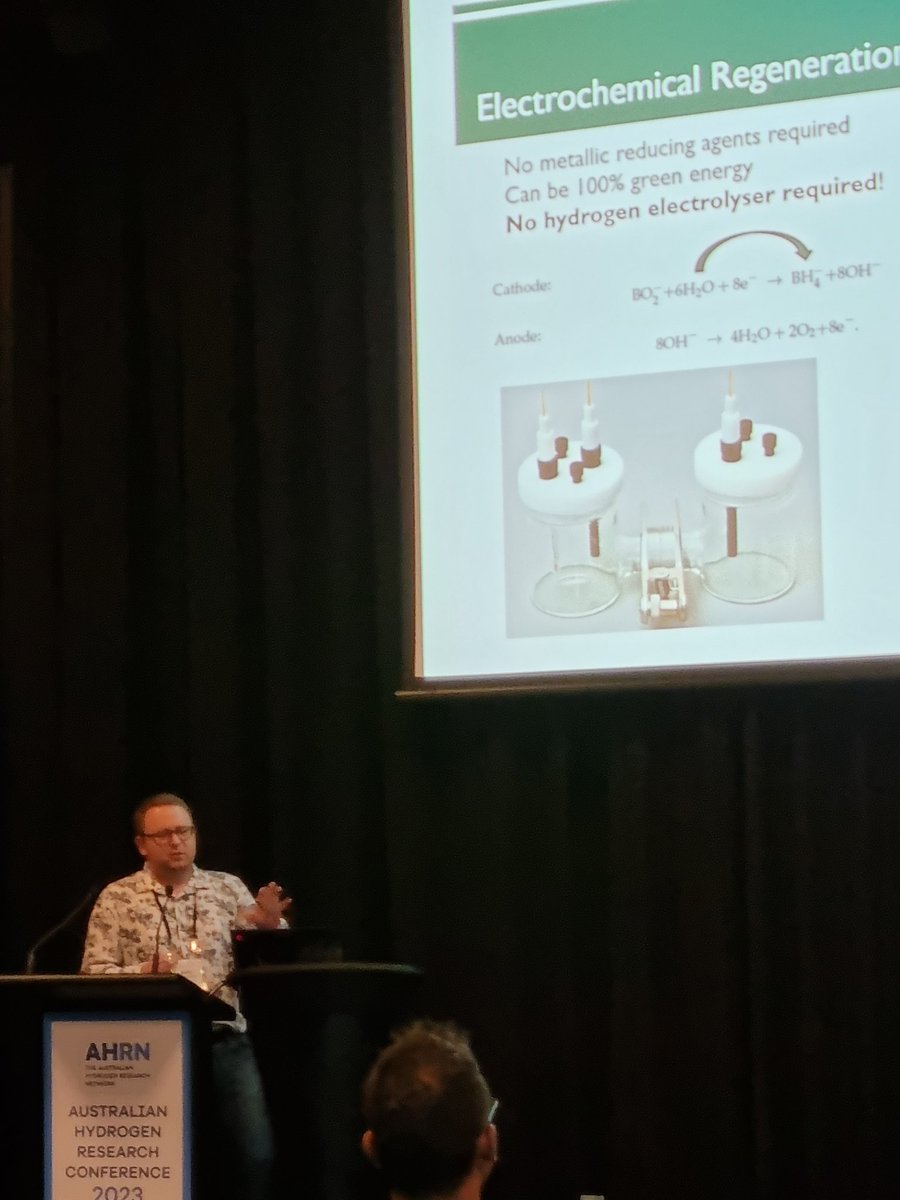 GlobH2E_UNSW's tweet photo. Englightening talk by our CI A/Prof @MarkPaskevicius @CurtinUni on potential of NaBH4 as bulk hydrogen carrier for export - supported by industry partner Kotai Energy and @arc_gov_au. Read more https://t.co/jBDFoh9KHV https://t.co/0vTwtCU5Os