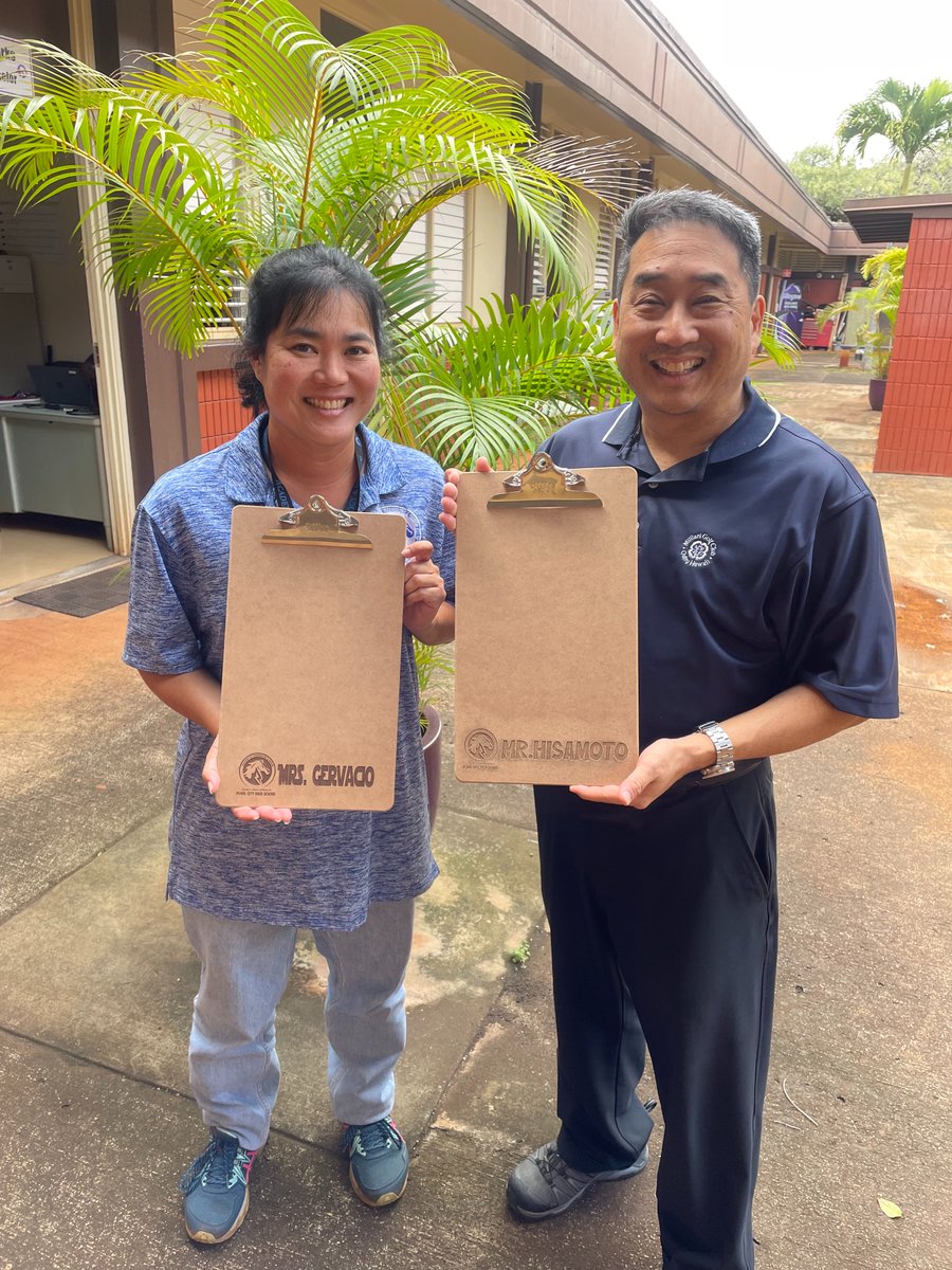 It's National School Counselor's Week!  We love and appreciate our two counselors, Mr. Hisamoto and Mrs. Gervacio, for all that they do for our students and teachers.  Thank you for your hard work and dedication!!!! #schoolcounselorsrock