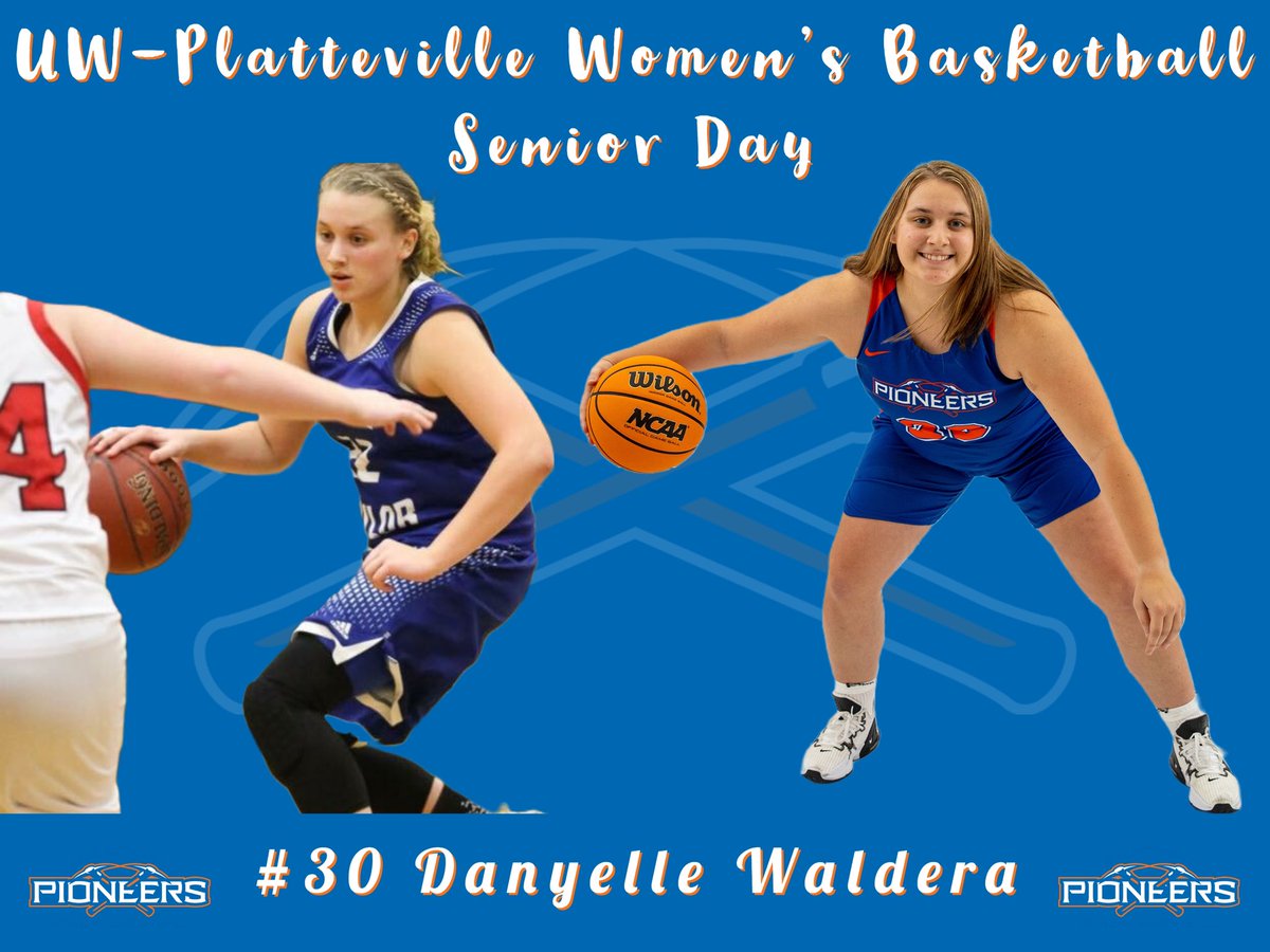 UW-Platteville Women’s Basketball (@uwplattwbb) on Twitter photo Our girls are all grown up! 
Join us this Saturday afternoon for a 3pm tip as we take on UW-River Falls! We will be celebrating Senior Day with our three seniors, Allison, Lara, & Danyelle! 💙🧡 Our girls are all grown up! 
Join us this Saturday afternoon for a 3pm tip as we take on UW-River Falls! We will be celebrating Senior Day with our three seniors, Allison, Lara, & Danyelle! 💙🧡