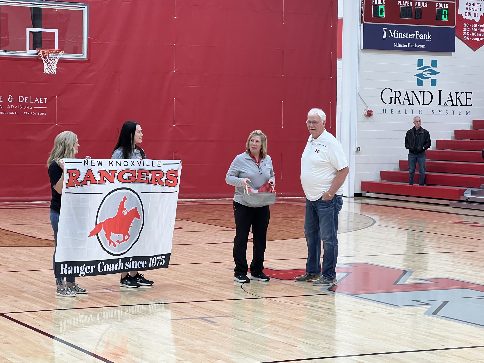 Kay b on Twitter "Ranger nation recognized Coach Dennis Henschen