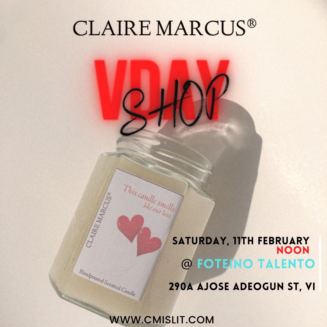 clairemarcus_'s tweet photo. Vday pop up on Saturday ❤️#cmislit https://t.co/fTOmBYhFLC