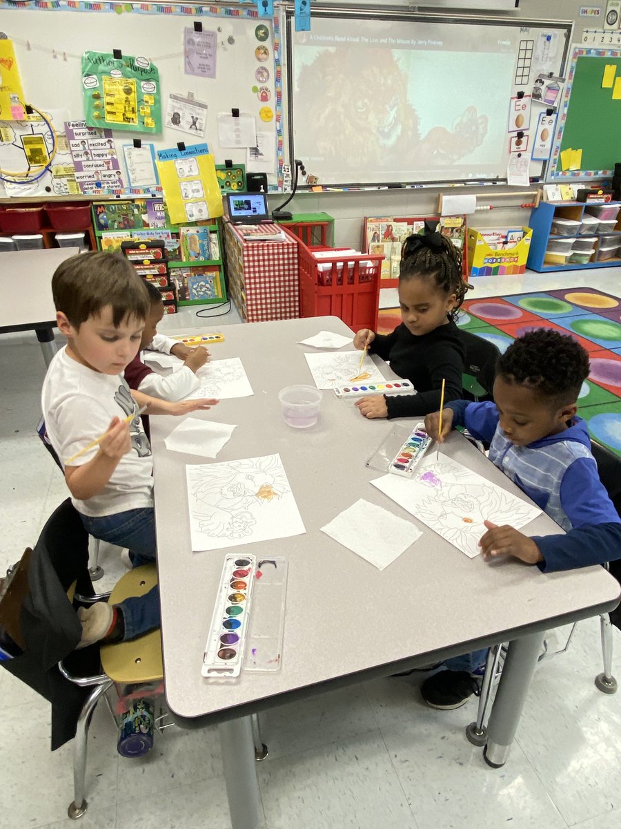 MrsHardyGVESK (@mrshardygvesk) on Twitter photo It’s BHM! We’re studying a variety of black authors & illustrators! This week we focused on Jerry Pinkney! Today we tried to recreate one of his illustrations from The Lion & The Mouse! Thanks <a href="/tmorgangves/">gvesart</a> for your help! <a href="/HooverSchools/">Hoover City Schools</a> <a href="/GreenValleyElem/">Green Valley Elem</a> It’s BHM! We’re studying a variety of black authors & illustrators! This week we focused on Jerry Pinkney! Today we tried to recreate one of his illustrations from The Lion & The Mouse! Thanks <a href="/tmorgangves/">gvesart</a> for your help! <a href="/HooverSchools/">Hoover City Schools</a> <a href="/GreenValleyElem/">Green Valley Elem</a>