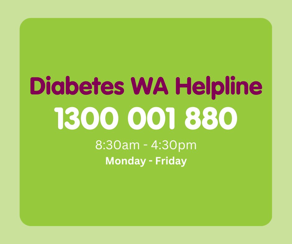 Diabetes WA tweet media