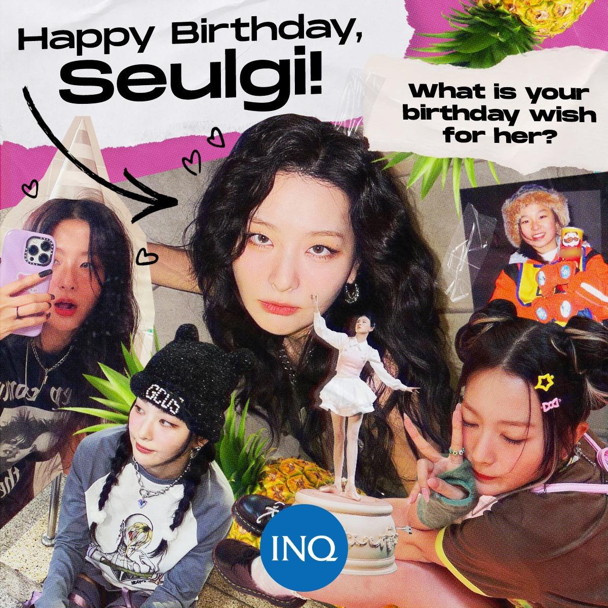 Happy Birthday to our main girl who can pull off anything!

What is your birthday wish for Red Velvet’s Kang Seulgi?