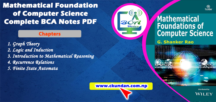 bcanotespu's tweet photo. Mathematical Foundation of Computer Science Complete BCA Notes PDF

https://t.co/AIPCmqOSBa

#bcanotes #bcanotesnepal #bcacompletenotes #mfcsnotesforbca  #bcanotespu #mathematicalfoundationofcomputersciencebcanotes #mathematicalfoundationofcomputerscience #discretemathematicsnote https://t.co/tXZtppZzHF