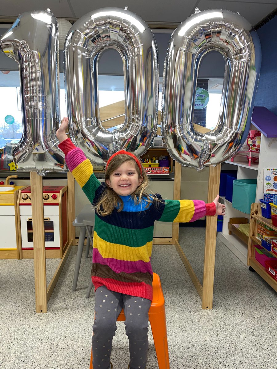 Principal_Labro's tweet photo. We are 100 days smarter! 💚✏️💯 https://t.co/A8OHdFzZUg