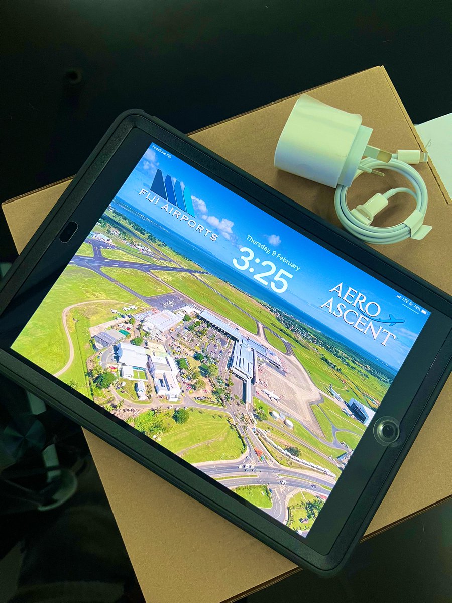 NadiAirport's tweet photo. #FijiAirports airside operations team received iPads with the #TrackerAirside App to assist in their daily operations in par with @BrisbaneAirport @Melair - The App is a game changer in the way airside safety &amp; compliance activities are managed &amp; reported! #TeamAOps #AeroAscent https://t.co/C2qILQPxSt