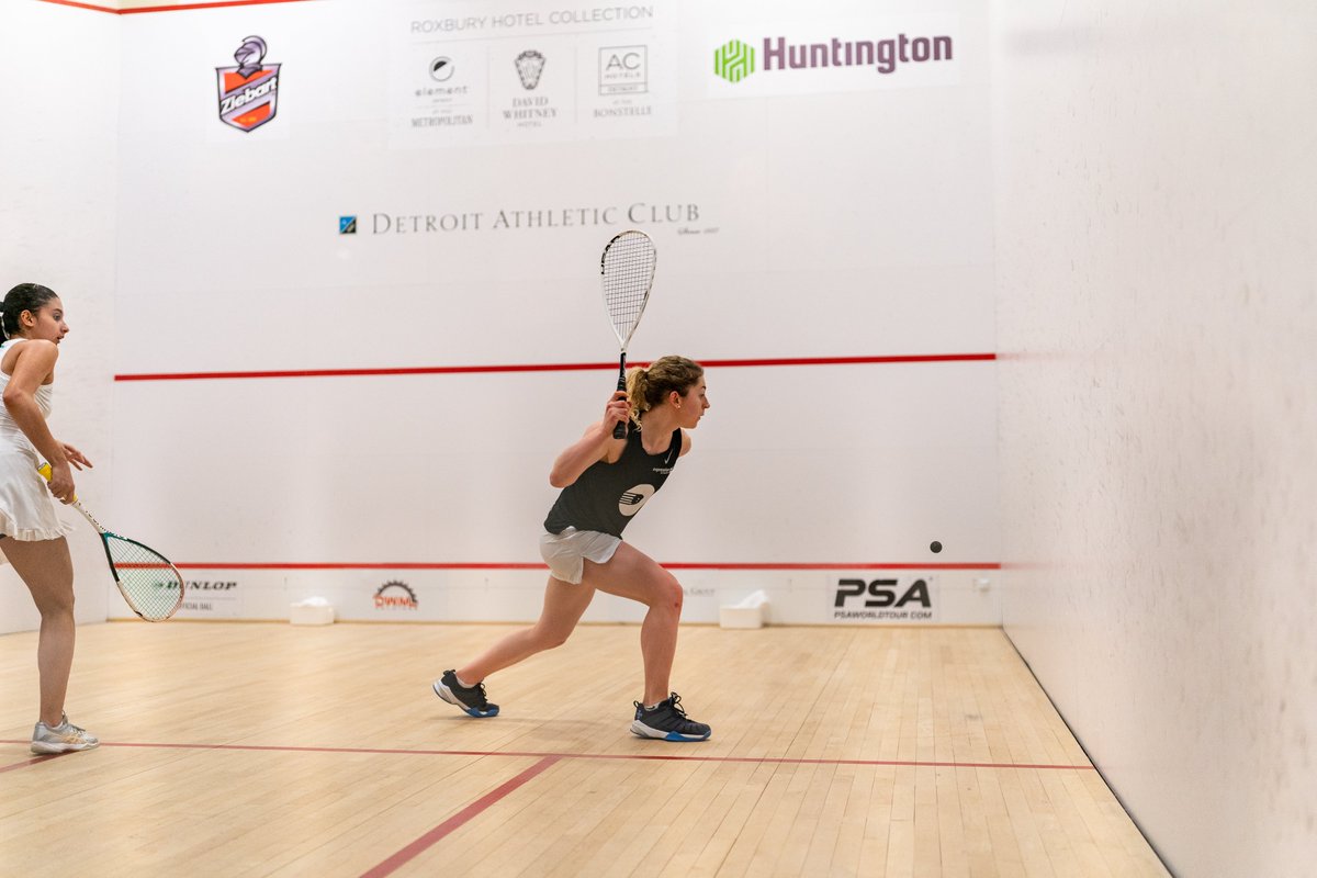 Another semi final for <a href="/ginakennedyy/">Gina Kennedy</a> 💪

[8] Kennedy beat [2] Rowan Elaraby 3-0: 13-11, 14-12, 11-7 (44m)

#DacProSquash