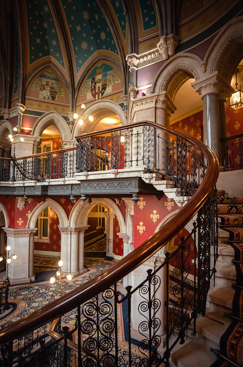 The Victorians also filled their buildings with lavish decoration: explosions of colour and pattern,