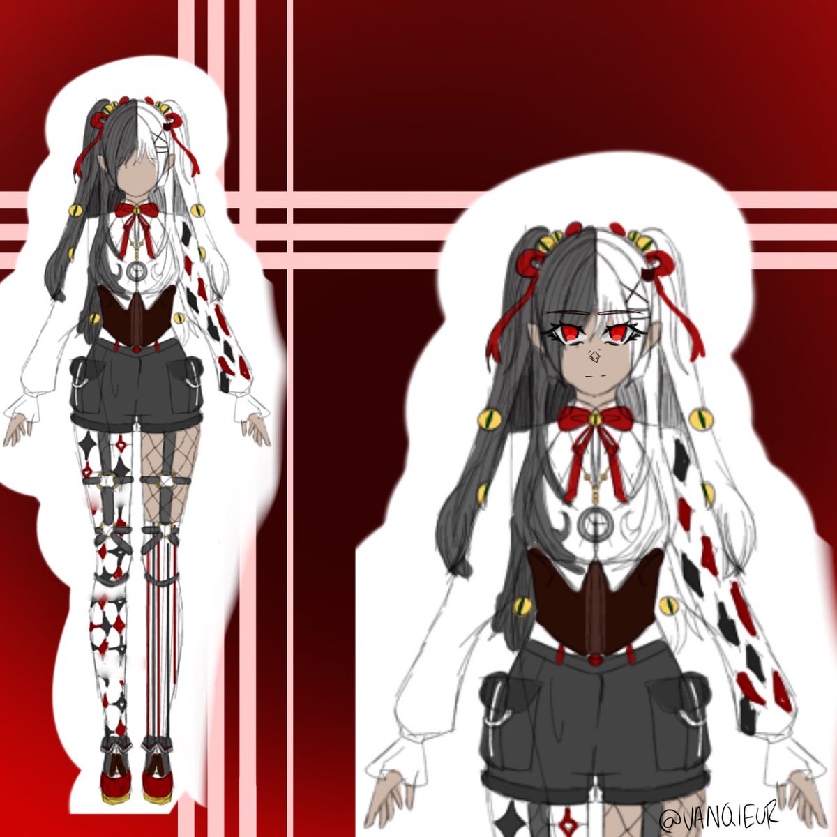vanqieur's tweet photo. ‼️commissions needed‼️

Hello there! I’m selling this model design for $30 it comes with•
-reference sheet
-art
You can choose an add-on of model art, but that would bring up the price to $50-60 depending on the complexity you ask for!

I would be grateful if bought 🙏🏽 https://t.co/OE5QXq635a