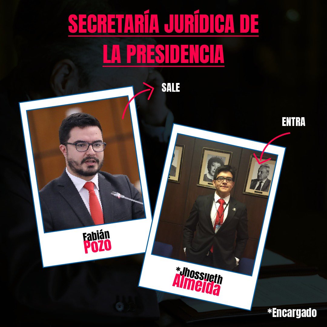 #GobiernoLasso | Tras la renuncia de varios de sus colaboradores más cercanos, Guillermo Lasso nombró este jueves un nuevo ministro de Gobierno, tres nuevos secretarios de Estado —uno de ellos encargado— y cuatro gobernadores.