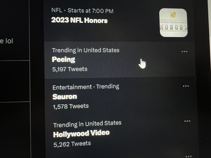 It&rsquo;s official pee is more popular than Sauron https://t.co/r4FMovSW0E<a href="/tag/deadpool3"class="tags"><span>#deadpool3</span></a><a href="/tag/deadpoolandwolverine"class="tags"><span>#deadpoolandwolverine</span></a>