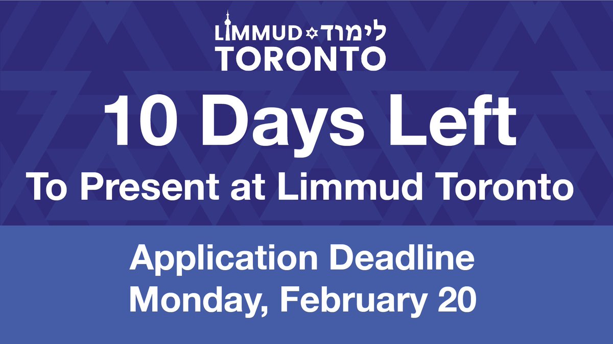 limmudTO tweet media