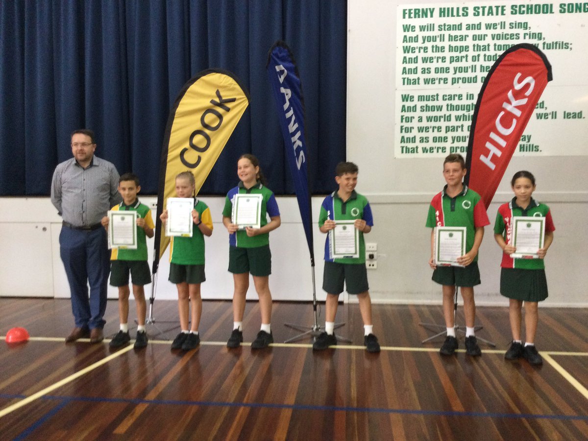 FernyHillsSS's tweet photo. Congratulations to our 2023 Student Leaders! We are very proud of you &amp; know that you’ll make a great team. Thank you to our special guests Mr Furner, Mr Constance &amp; Ms Lanham who attended our Leaders’ Investiture. Strive, Seek, Find. https://t.co/Zlf827SS8C
