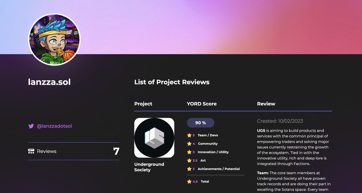 lanzadotsol's tweet photo. just wrote an in-depth review on @UGS_Labs using @YORD_Wiki
checkout my review here: https://t.co/hl4UlNu3AM
- go to community reviews and the most recent
- write your own review and earn some #OGTIPS https://t.co/GgqjKL1pts